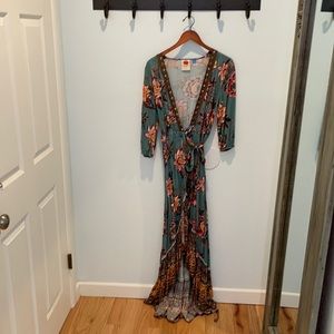 Farm Rio for Anthropologie Viera Wrap Dress
